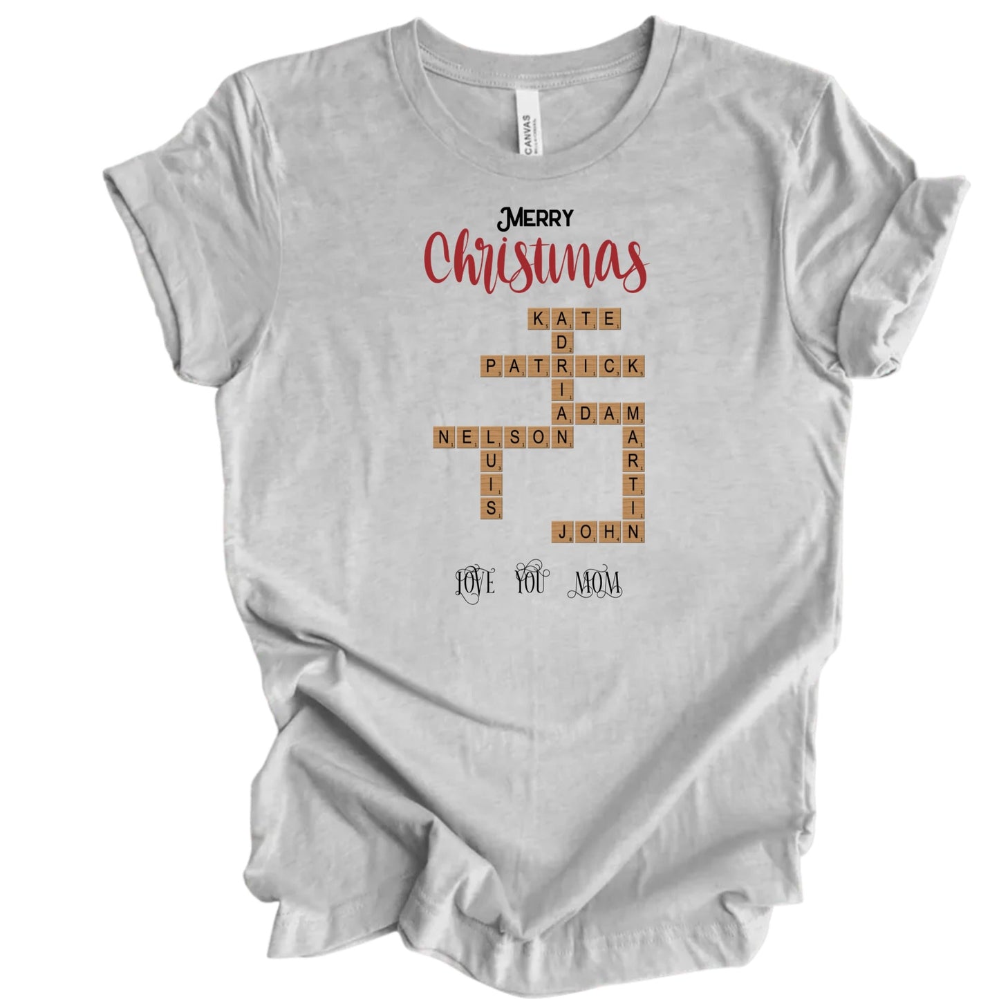 🎁 Custom Puzzle Name T-Shirt – Perfect for Christmas! 🧩🎄